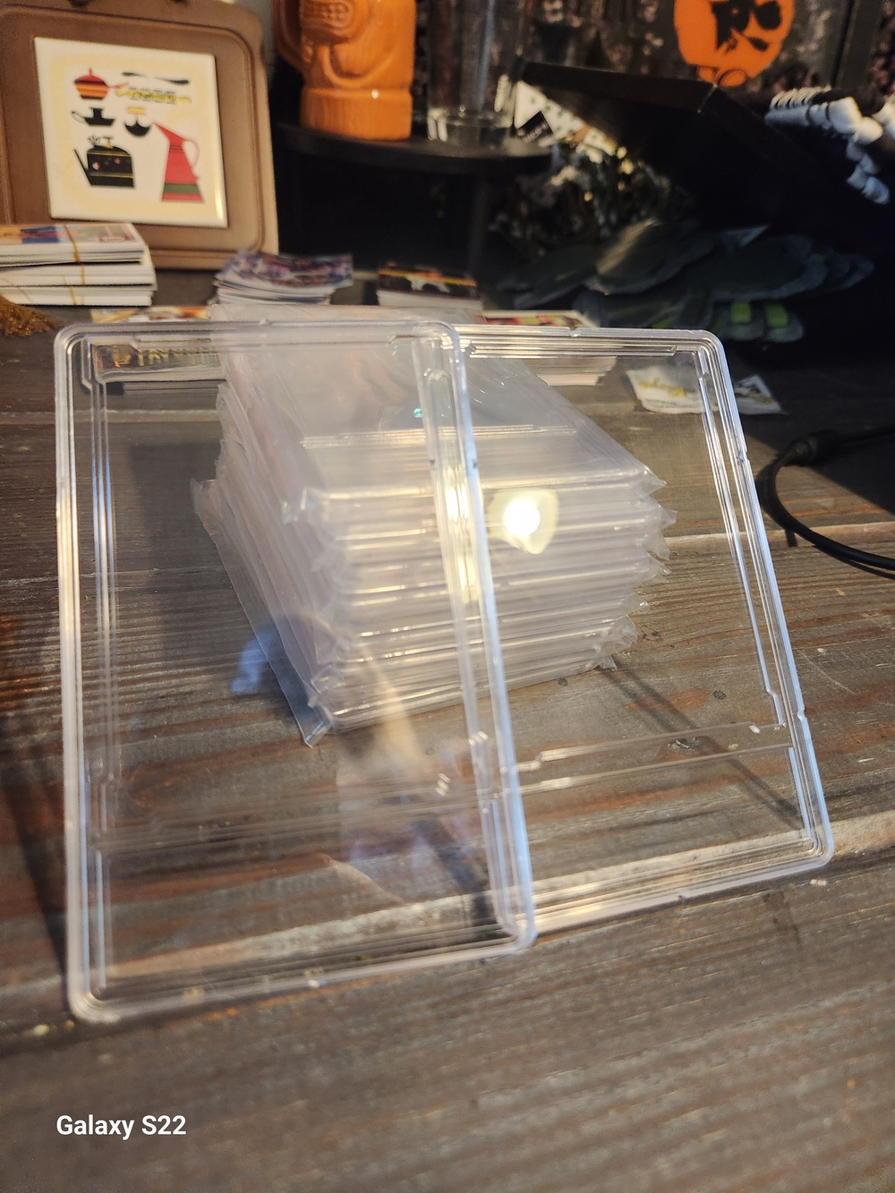 Clear Protective Plastic Card Sleeves - Transparent Set Of 50 - Picture 3 of 5